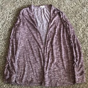 Selfie Burgundy Cardigan